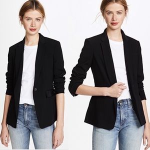 Rag & Bone Black Windsor Blazer Size 6 Small